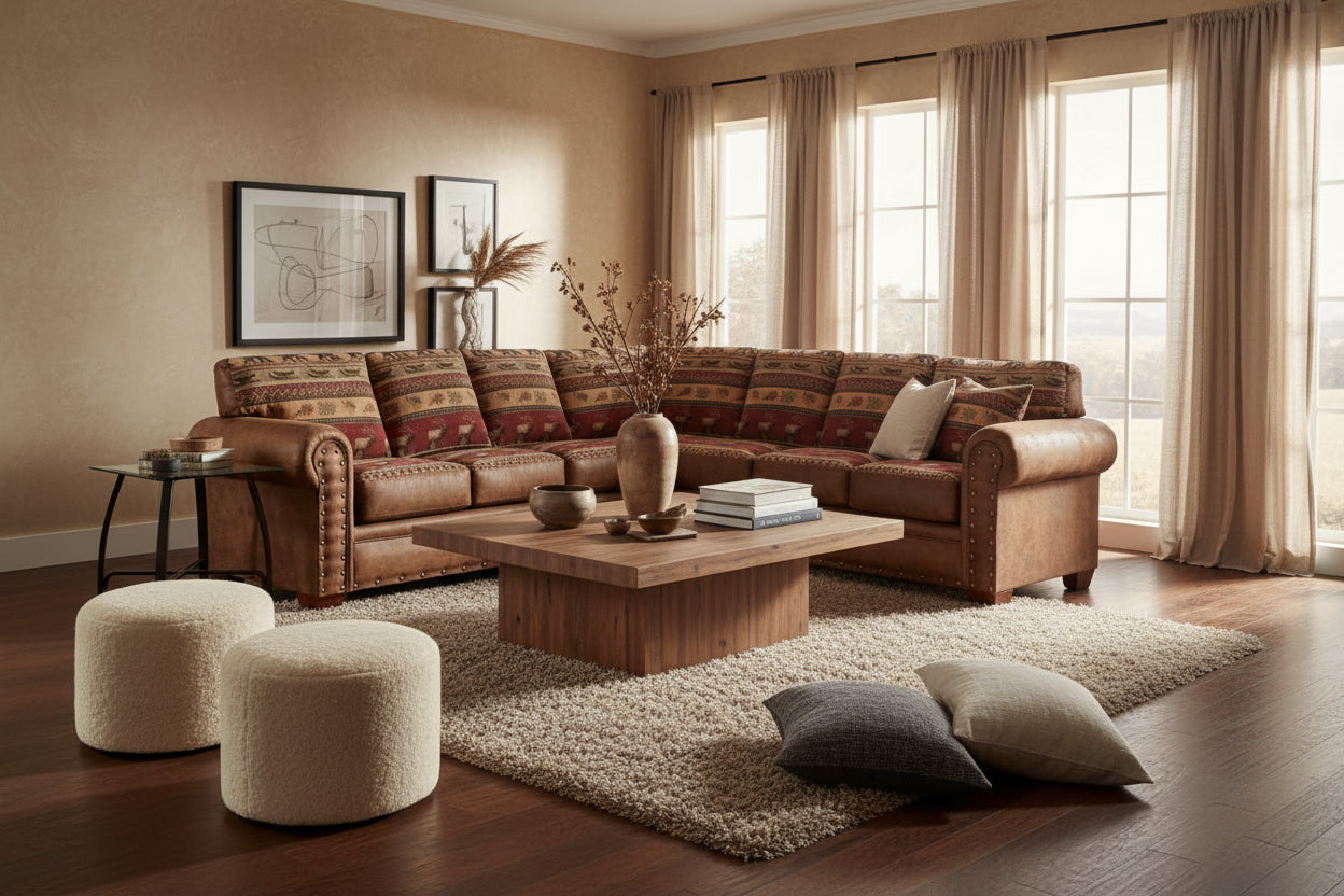 American Furniture Classics Sierra Lodge 2-piece Sectional Sofa