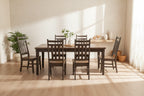 Fisher 7 Piece Solid Wood Dining Set