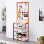 Entryway Shoes Rack Stand Storage Shelf Bamboo
