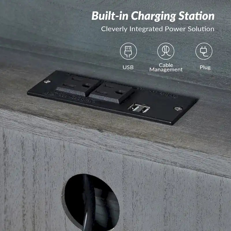 Pallantium Farmhouse 30Tall Distressed 3-Drawer Nightstand With Solid Wood Legs and Adjustable Feet Set Of 2 by HULALA HOME